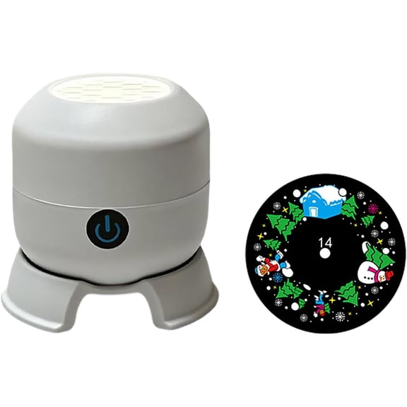 Dynamic Rotating LED Projector Light, 360 °   Rotating Ocean Night Light Projector, USB Rechargeable LED Projection Lamp for Bedroom Meditation, Relaxation, Bathroom (Snowflake)
