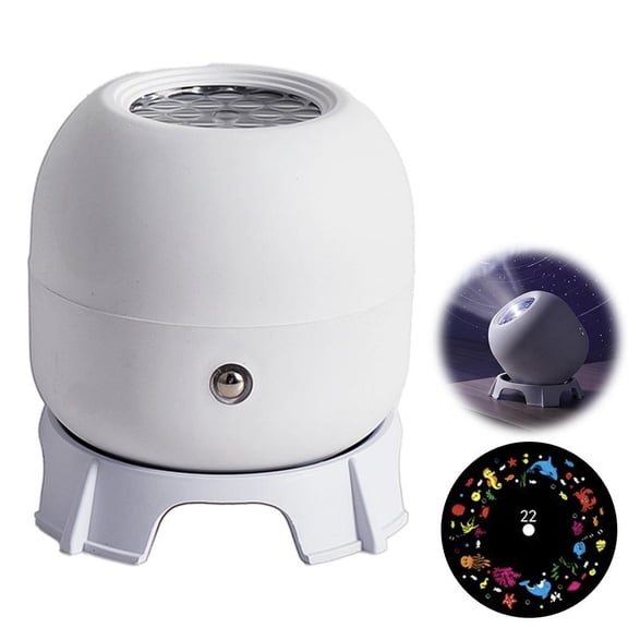 Dynamic Rotating LED Projector Light, 360 Rotating Ocean Wave Night Light, Multi-Angle Projection Base LED Lights Projector for Bedroom, Home Theater Decoration (USB Plug Ocean)