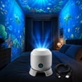 thumbnail image 1 of Dynamic Rotating LED Projector Light, 360° Rotating Ocean Wave Night Projection Night Light, Multi-Angle Projection Base, for Bedroom, Home Theater&nbsp;(Christmas), 1 of 6
