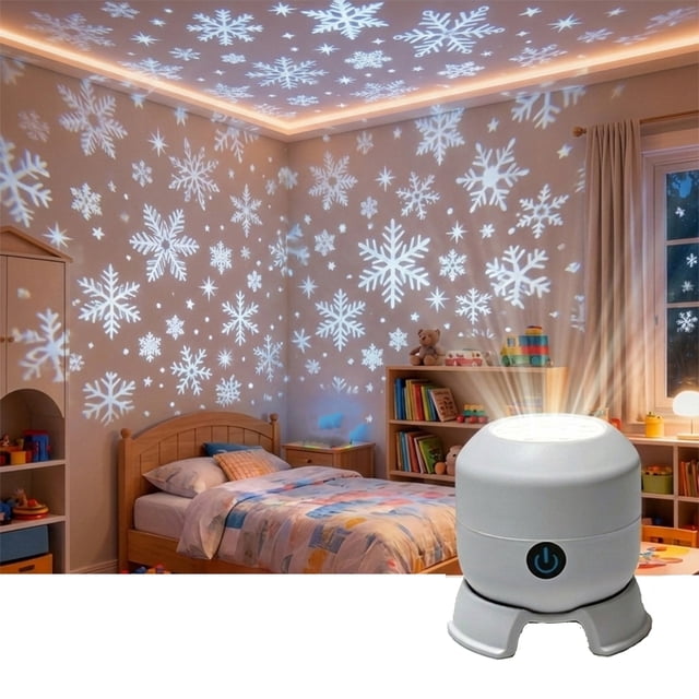 Rotating Go Lights Dynamic Rotating LED Projector Light, 360° Rotating Ocean Wave Night ...