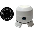 thumbnail image 1 of Dynamic Rotating LED Projector Light, 360° Rotating Ocean Wave Night Projection Night Light, USB Dimmable Galaxy Projector for Bedroom Ceiling, Mood Lamp for Meditation, Home Theater(Snowflakes), 1 of 9