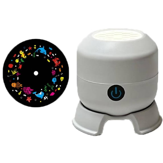 Dynamic Rotating LED Projector Light, 360° Rotating Ocean Wave Night Projection Night Light, USB Dimmable Galaxy Projector for Bedroom Ceiling, Mood Lamp for Meditation, Home Theater(Ocean)