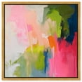 thumbnail image 1 of Dynamic Roughness Canvas Modern Colorful Print by Art Remedy, Gold Frame, 40" x 40", 1 of 7