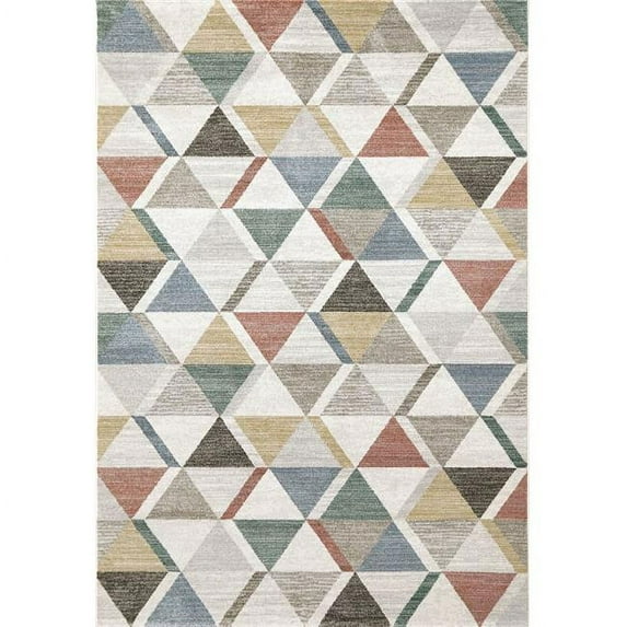 Dynamic Rugs AE6934106161 5 ft. 3 in. x 7 ft. 7 in. Avenue 3410 Rectangle Modern Area Rug - 6161 Multi Color