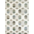 thumbnail image 1 of Dynamic Rugs AE91234036141 7 ft. 10 in. x 11 ft. 2 in. Avenue 3403 Rectangle Modern Area Rug - 6141 Ivory, Blue & Multi Color, 1 of 4