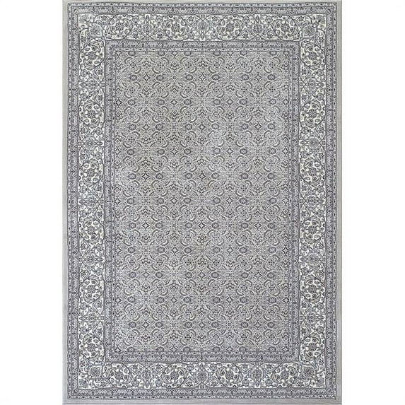 Dynamic Rugs AN212570119666 2 ft. 2 in. x 11 ft. Ancient 57011 Rectangle Traditional Rug - 9666 Soft Grey & Cream