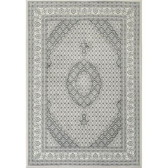 Dynamic Rugs AN212572049666 2 ft. 2 in. x 11 in. Ancient 57204 Rectangle Traditional Rug - 9666 Soft Grey & Cream