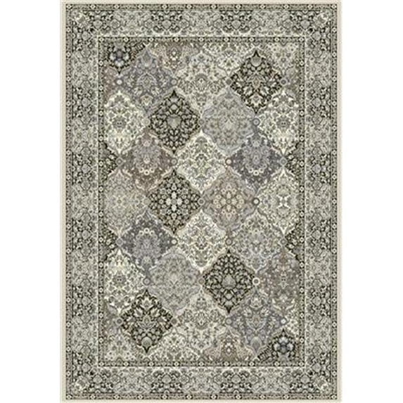 Dynamic Rugs AN24570089696 Ancient Garden Rectangular Rug, Cream & Grey - 2 ft. x 3 ft. 11 in.