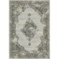 thumbnail image 1 of Dynamic Rugs AN46575579696 Ancient Garden Rectangular Rug, Silver & Grey - 3 ft. 11 in. x 5 ft. 7 in., 1 of 5