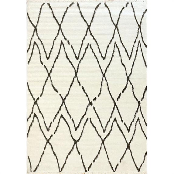 Dynamic Rugs AY286541190 2 ft. x 7 ft. 7 in. Avery 6541 Area Rug, 190 Ivory Grey