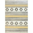 thumbnail image 1 of Dynamic Rugs AY356546197 2 ft. 7 in. x 5 ft. Avery 6546 Area Rug, 197 Ivory Grey & Gold, 1 of 4