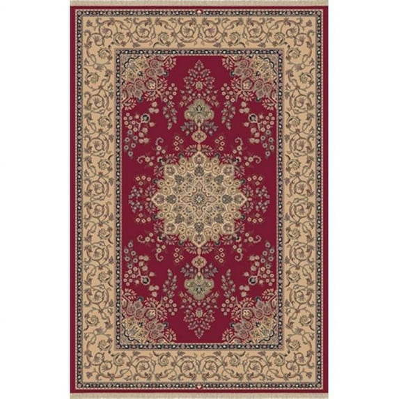 Dynamic Rugs BR247201330 Brilliant 2 ft. 2 in. x 4 ft. 3 in. 7201-330 Rug - Red