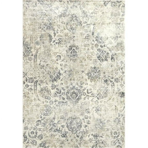 Dynamic Rugs CC9123532190 7 ft. 10 in. x 10 ft. 10 in. Castilla 3532 Rectangle Modern Area Rug - 190 Cream & Grey