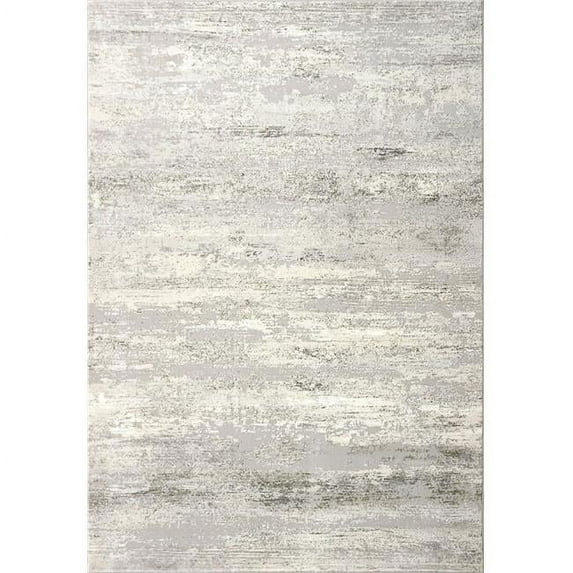 Dynamic Rugs CO912520196444 7 ft. 10 in. x 10 ft. 10 in. Couture 52019 Rectangle Contemporary Area Rug - 6444 Ivory & Grey