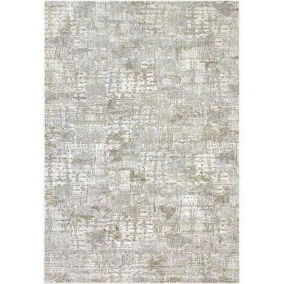 Dynamic Rugs CU69982046242 5 ft. 3 in. x 7 ft. 7 in. Chateau 98204 Rectangle Modern Area Rug - 6242 Beige & Blue
