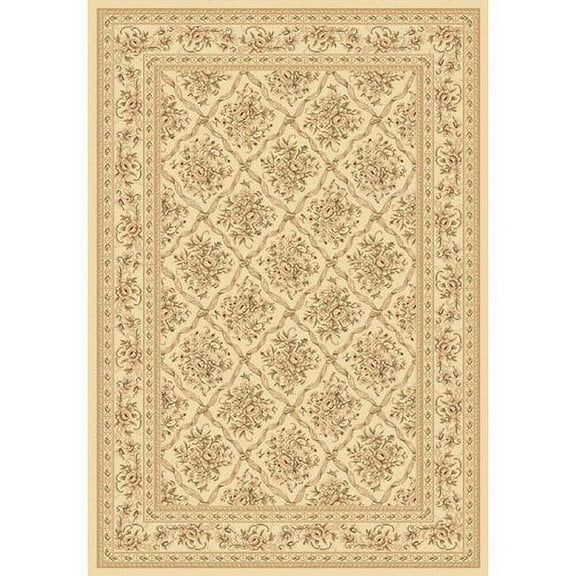 Dynamic Rugs Classic Traditional Area Rug Ivory 2X3.6