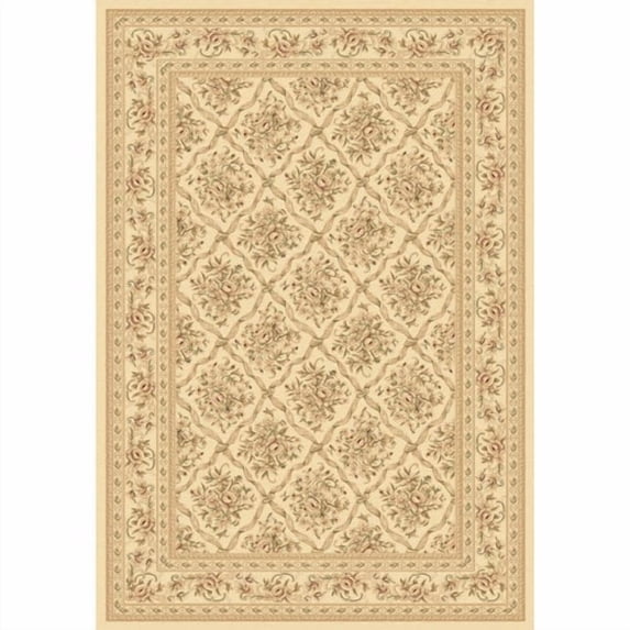 Dynamic Rugs Classic Traditional Area Rug Ivory 2X3.6