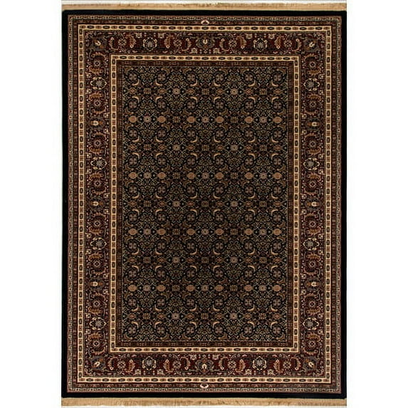 Dynamic Rugs Classic Traditional Area Rug Navy 2.9X11.6