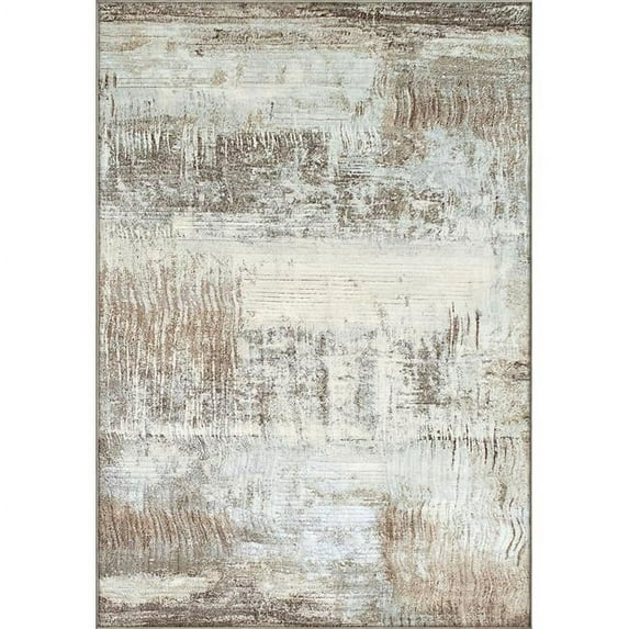 Dynamic Rugs EC24633936282 2 ft. x 3 ft. 11 in. Eclipse 63393 Rectangle Contemporary Area Rug - 6282 Beige