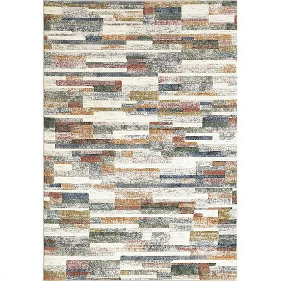 Dynamic Rugs EC24635257626 2 ft. x 3 ft. 11 in. Eclipse 63525 Rectangle Contemporary Area Rug - 7626 Multi Color
