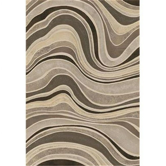 Dynamic Rugs EC24681416343 Eclipse Rectangular Rug, Multi Silver - 2 ft. x 3 ft. 11 in.