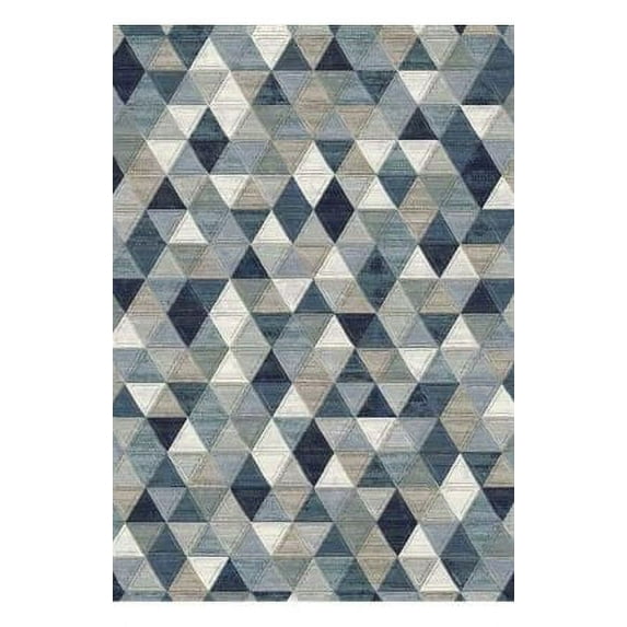 Dynamic Rugs EC710632635161 Eclipse Rugs, 6.7' x 9.6', Blue/Multicolored