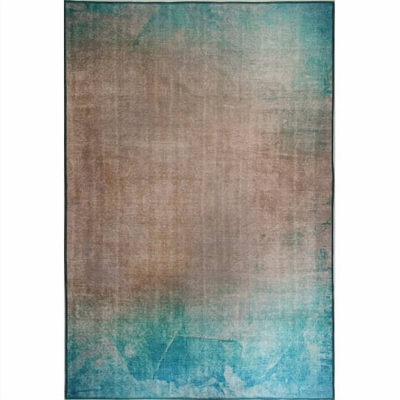 Dynamic Rugs Illusion 8874-580 Turquoise, Beige 2'1" x 3'6" Rug