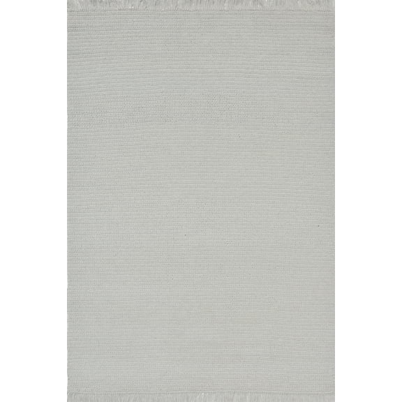 Dynamic Rugs Izzy Light Grey 8X10 Solid Handmade Area Rug