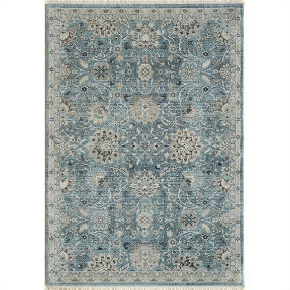 Dynamic Rugs JN286883500 2 ft. 2 in. x 7 ft. 5 in. Juno 6883 Rectangle Transitional Area Rug - 500 Light Blue