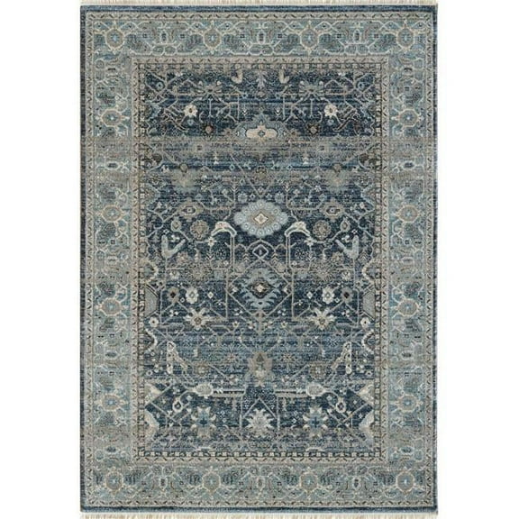 Dynamic Rugs JN696881550 5 ft. 3 in. x 7 ft. 7 in. Juno 6881 Rectangle Transitional Area Rug - 550 Blue
