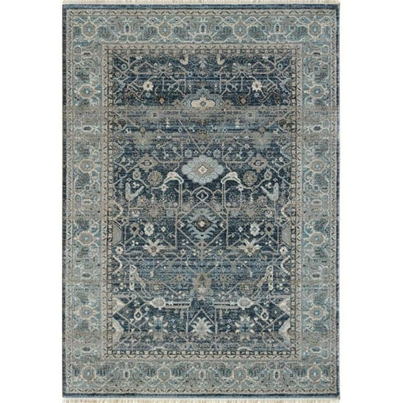 Dynamic Rugs JN9126881550 7 ft. 10 in. x 10 ft. Juno 6881 Rectangle Transitional Area Rug - 550 Blue