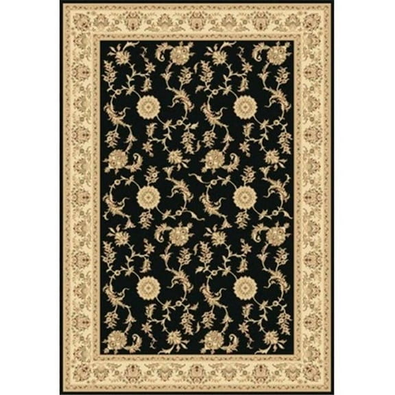 Dynamic Rugs LE2858017090 Legacy 2.2 x 7.7 58017-090 Rug - Black