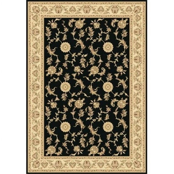 Dynamic Rugs LE2858017090 Legacy 2.2 x 7.7 58017-090 Rug - Black