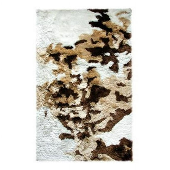 Dynamic Rugs LO353100114 Loft Rectangular Rug, Ivory & Beige & Brown - 3 x 5 ft.