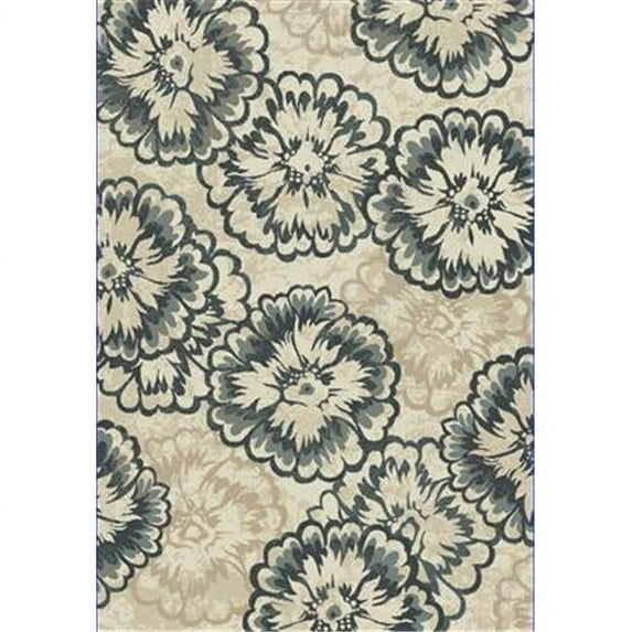 Dynamic Rugs ME212985013109 Melody Runner Rug, Ivory - 2 ft. 2 in. x 10 ft. 10 in.