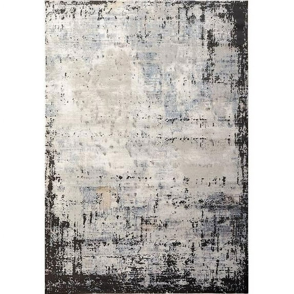 Dynamic Rugs MN7105843995 6 ft. 7 in. x 9 ft. 6 in. Million 5843 Rug, 995 Grey