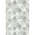 thumbnail image 1 of Dynamic Rugs MR24232356248 2 ft. x 3 ft. 11 in. Mehari 23235 Rectangle Contemporary Shag Rug - 6248 Grey & silver, 1 of 4