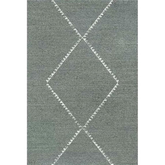 Dynamic Rugs MR46232294268 3 ft. 11 in. x 5 ft. 7 in. Mehari 23229 Rectangle Contemporary Shag Rug - 4268 Grey