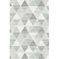 thumbnail image 1 of Dynamic Rugs MR46232356248 3 ft. 11 in. x 5 ft. 7 in. Mehari 23235 Rectangle Contemporary Shag Rug - 6248 Grey & Silver, 1 of 4