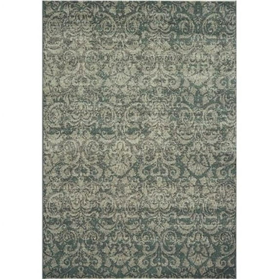 Dynamic Rugs MS9121217900 Mysterio 7.10 x 10.10 1217-900 Rug - Silver