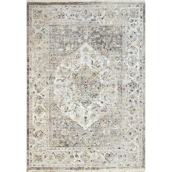 Dynamic Rugs MZ698454900 Mood 5 ft. 3 in. x 7 ft. 7 in. Modern Area Rug - Grey