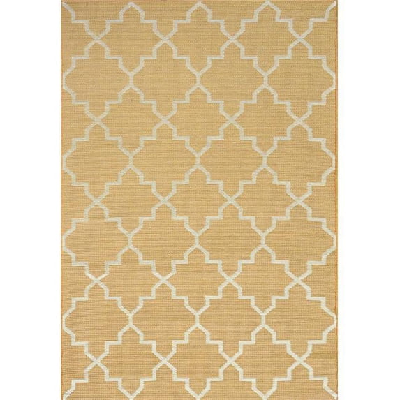 Dynamic Rugs NW69960038008 5 ft. 3 in. x 7 ft. 7 in. Newport 96003 Rectangle Contemporary Area Rug - 8008 Orange