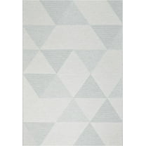 Dynamic Rugs Newport Grey 3.11X5.7 Geometric Indoor/Outdoor Area Rug