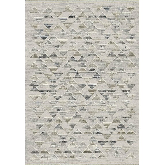 Dynamic Rugs Opulus Beige/Multi 7.10X10.10 Geometric Machine-Made Rectangle