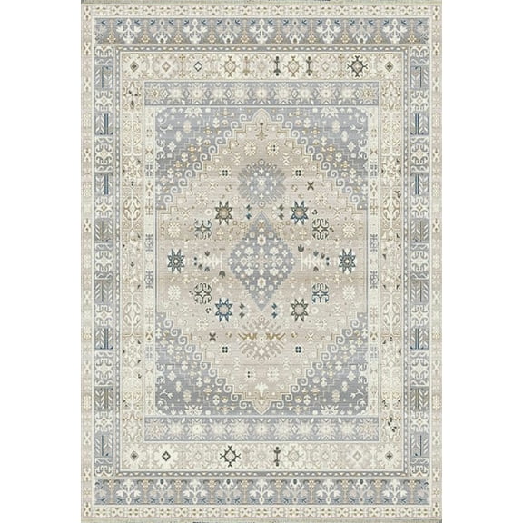 Dynamic Rugs Opulus Beige/Multi 7.10X10.10 Oriental Machine-Made Rectangle