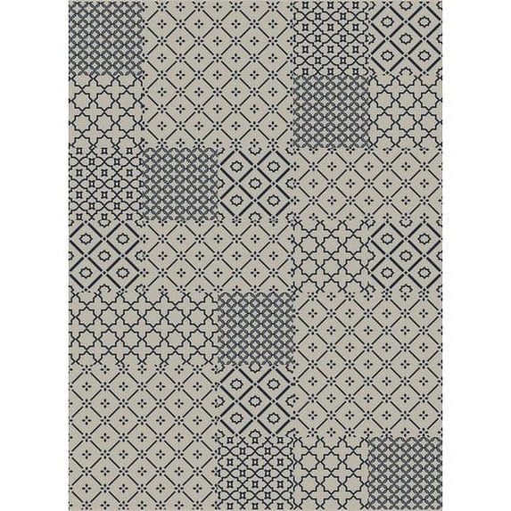Crescent Drive Rug Company Piazza Beige/Blue Area Rug