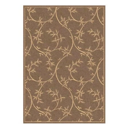 Dynamic Rugs Piazza Vineyard Indoor/Outdoor Area Rug - Brown