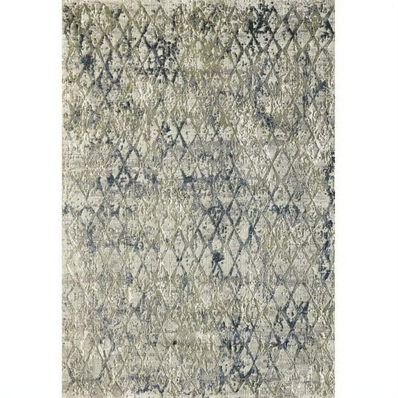 Dynamic Rugs QU6927039115 5 ft. 3 in. x 7 ft. 7 in. Quartz 27039 Rectangle Traditional Area Rug - 115 Light Beige & Grey