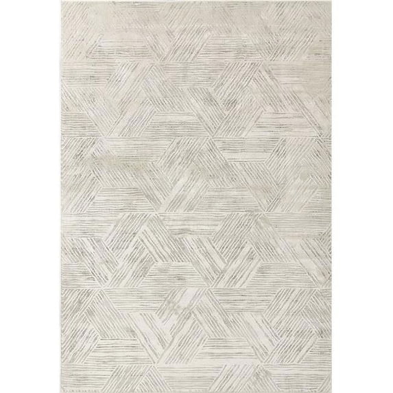 Dynamic Rugs Quartz Machine-made 27041 Ivory 6.7x9.6 Rectangle