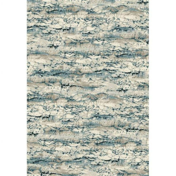 Dynamic Rugs Regal Machine-made 89584 Silver/blue 2.2x7.7 Rectangle